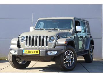 Jeep Wrangler Unlimited 4xe 380 Sahara / Sting Grey / Leder  beschikbaar voor biedingen