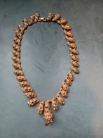 Unieke gouden look ketting met panter motief, Ophalen, Overige materialen, Zo goed als nieuw, Goud