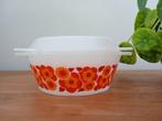 Vintage retro ARCOPAL LOTUS servies dekschaal oranje, Ophalen of Verzenden