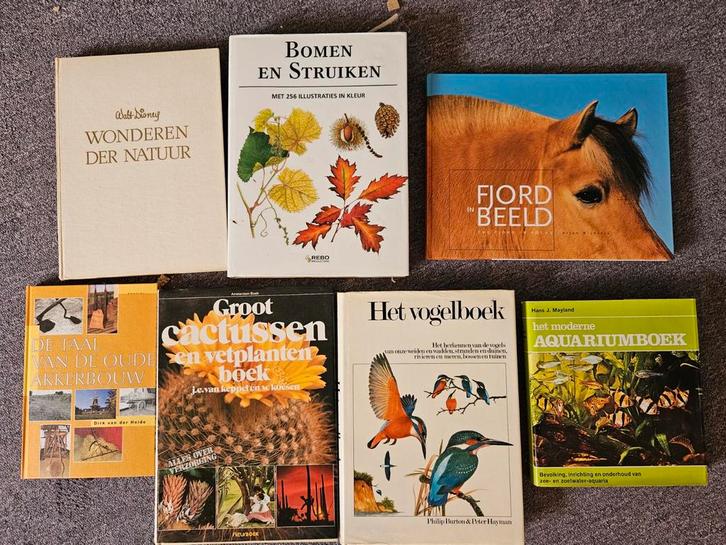 Diverse Natuurboeken, Atlassen en Informatieve Boeken, Boeken, Partijen en Verzamelingen, Gelezen, Ophalen of Verzenden