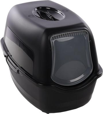 Goedkope budget Kattenbak Lexie zwart met filter nu € 15,- beschikbaar voor biedingen