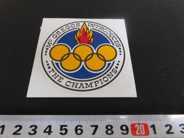 sticker Mc GREGOR introduces The Champions  beschikbaar voor biedingen