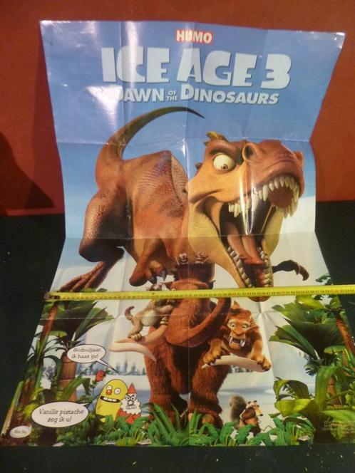 Poster Ice Age 3, Verzamelen, Film en Tv, Gebruikt, Film, Poster, Ophalen