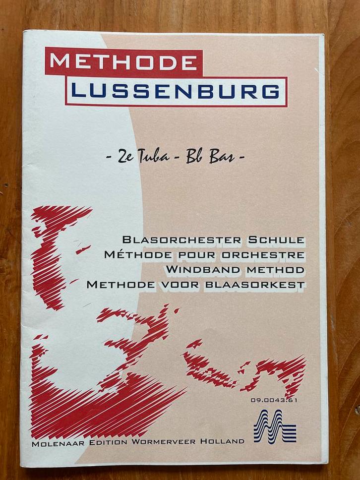 Lussenburg Tuba Methode - Bb Bas, Muziek en Instrumenten, Bladmuziek, Nieuw, Les of Cursus, Klassiek, Tuba, Ophalen of Verzenden