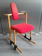 1x Stokke (Variér) Flysit (Pendulum) (Rood), Zeer Mooi!, Huis en Inrichting, Stoelen, Gebruikt, Metaal, Ophalen of Verzenden, Variér