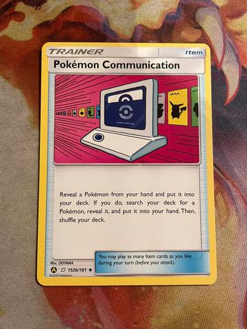 Pokemon Pokémon Communication Alternate Art (152b/181) beschikbaar voor biedingen