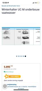 Winterhalter UC-M vaatwasser, Ophalen, Zo goed als nieuw, Inbouw, Minder dan 85 cm