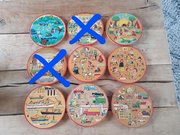 7 ronde Simplex (knopjes) puzzels uit de jaren 50/60 beschikbaar voor biedingen
