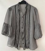 Zara - blouse zilver grijs - S - voorsluiting - nieuw, Kleding | Dames, Blouses en Tunieken, Ophalen of Verzenden, Nieuw, Overige kleuren