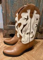 Manfield Manfield prachtige laarzen leer ecru bruin 38, Ophalen of Verzenden, Nieuw, Bruin, Hoge laarzen