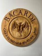 Houten Bacardi Bord - 55cm - Bar Decoratie, Antiek en Kunst, Kunst | Beelden en Houtsnijwerken, Ophalen of Verzenden