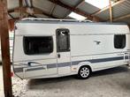 Fendt Bianco 495 2009 met tent en luifel, Rondzit, Disselslot, Frans bed, 7 tot 8 meter