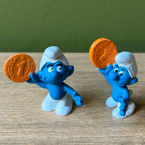 20029 geld smurf schlumpf schleich peyo, Verzamelen, Smurfen, Zo goed als nieuw, Ophalen of Verzenden