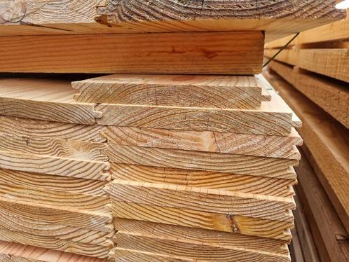 Douglas dakbeschot 18mm voor €17,50 per m2 incl. BTW!!, Doe-het-zelf en Verbouw, Hout en Planken, Nieuw, Plank, Overige houtsoorten