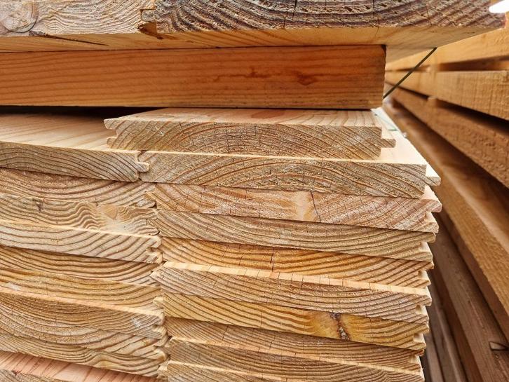 Douglas dakbeschot vanaf €17,50 per m2 incl. BTW!, Doe-het-zelf en Verbouw, Hout en Planken, Nieuw, Plank, Overige houtsoorten