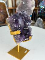 Amethist op Standaard - Prachtig Mineraal!, Verzamelen, Mineralen en Fossielen, Ophalen of Verzenden, Mineraal