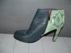 Tommy Hilfiger ankle boot enkellaars snake print maat 40, Zwart, Lage of Enkellaarzen, Ophalen of Verzenden, Zo goed als nieuw
