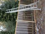 Ladders, Doe-het-zelf en Verbouw, Ladders en Trappen, Ophalen of Verzenden, Gebruikt, Opvouwbaar of Inschuifbaar, 4 meter of meer