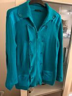 Vest Witteveen XXL turquoise, Kleding | Dames, Truien en Vesten, Blauw, Maat 46/48 (XL) of groter, Ophalen of Verzenden, Zo goed als nieuw