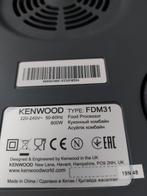 Kenwood foodprocessor FDM31, Witgoed en Apparatuur, Keukenmixers, Ophalen of Verzenden, Zo goed als nieuw, 3 snelheden of meer