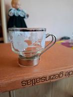 Vintage koffie/thee glaasjes met rand - Set van 6, Ophalen of Verzenden