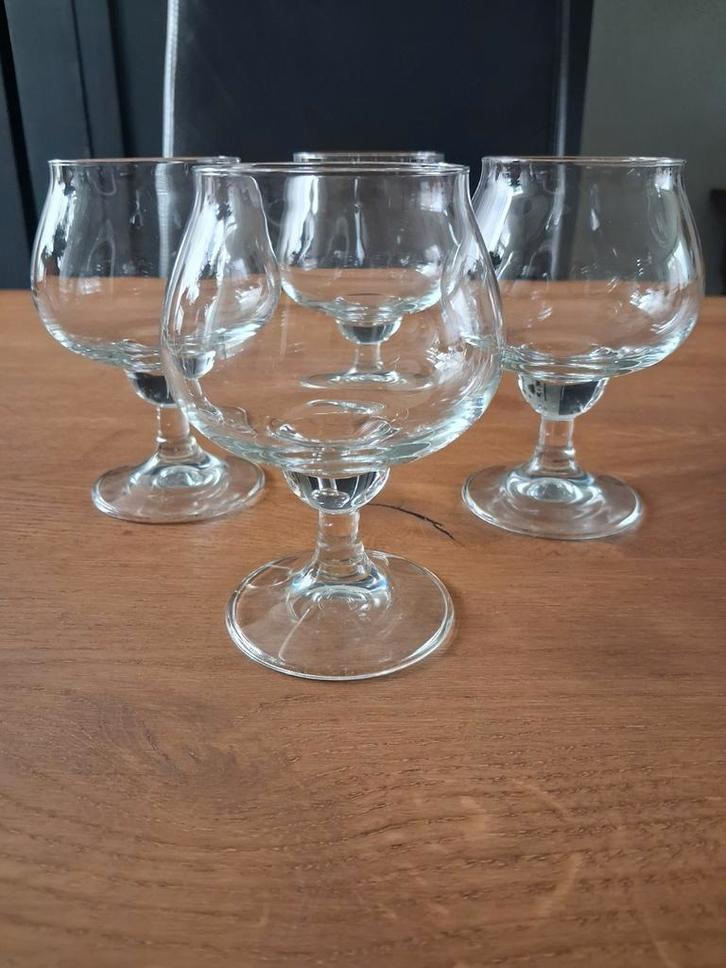 AMBASSADOR LEERDAM 6 mooie cognac glazen  - Willem Heesen, Verzamelen, Glas en Borrelglaasjes, Zo goed als nieuw, Overige typen