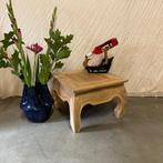 Opium salontafel - massief teak - 50 x 50 cm - TTM Wonen, 50 tot 100 cm, Nieuw, Landelijk, Info@ttmwonen.nl