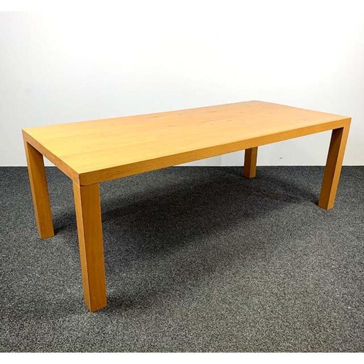 Houten Boerentafel - 78,5 x 220 x 100 cm 22740, Antiek en Kunst, Antiek | Meubels | Tafels, Ophalen