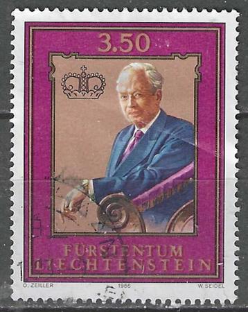 Liechtenstein 1986 - Yvert 844 - Francois-Joseph II (ST) beschikbaar voor biedingen