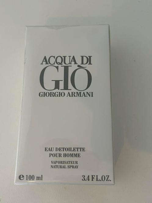 Acqua Di Gio Giorgio Armani 100ml, Sieraden, Tassen en Uiterlijk, Uiterlijk | Parfum, Nieuw, Ophalen of Verzenden