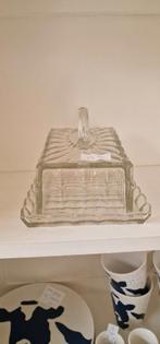 Kaasstolp geperst glas, Antiek en Kunst, Ophalen of Verzenden