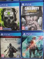 Playstation 4 met 10 games, Spelcomputers en Games, Met 2 controllers, Ophalen of Verzenden, Zo goed als nieuw, Slim