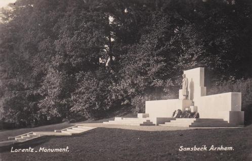 16610 Lorentz Monument Sonsbeek Arnhem oude kaart 1934, Verzamelen, Ansichtkaarten | Nederland, Gelopen, Gelderland, 1920 tot 1940