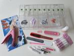 opzetnagels plus verzorging spulletjes, Ophalen of Verzenden, Zo goed als nieuw, Handen en Nagels, Make-up