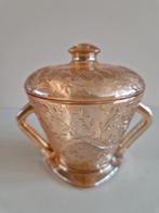 Jeanette Marigold carnavalglas suikerpot, Ophalen of Verzenden