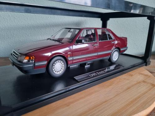 Uitverkoop! Saab 9000 CD 1990 Donkerrood 1:18 T9, Hobby en Vrije tijd, Modelauto's | 1:18, Nieuw, Auto, Overige merken, Ophalen of Verzenden