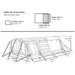 Oppomptent Tambu BISALA 5 persoons T/C AIR tunneltent, Caravans en Kamperen, Tenten, Ophalen of Verzenden, Nieuw, Tot en met 5