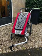 Thule Chariot Cougar + Infantsling & Hardloopset, Fietsen en Brommers, Fietsaccessoires | Aanhangers en Karren, Ophalen, Opvouwbaar