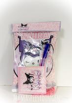 Traktatie chups set met pen en notebook KUROMI, Ophalen of Verzenden, Zo goed als nieuw, Feestartikel, Verjaardag