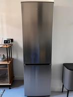 Vrijstaande RVS Inventum KV1808R koelkast met vriezer, Witgoed en Apparatuur, Koelkasten en IJskasten, Ophalen, Gebruikt, 200 liter of meer