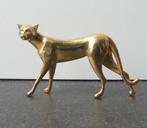 Franklin Mint Curio Cats 1986 Art Deco brass kattenbeeldje, Verzamelen, Beelden en Beeldjes, Ophalen of Verzenden, Dier, Zo goed als nieuw