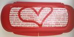 Tupperware Snack Box Love Rood Nieuw, Nieuw, Bus of Trommel, Verzenden, Rood