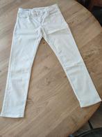 Denham 3/4 witte jeans maat 26 Monroe girlfriend tapered fit, Denham, Ophalen of Verzenden, W27 (confectie 34) of kleiner, Wit