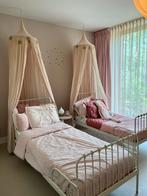 Ikea Minnen wit 2x incl matrassen, Ophalen, 70 tot 85 cm, Zo goed als nieuw, Matras