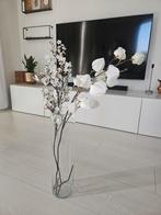 Kunstbloemen kersenbloesem. Vaas is ook apart te koop., Ophalen of Verzenden, Zo goed als nieuw, Binnen
