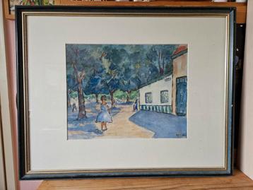 Aquarel  beschikbaar voor biedingen