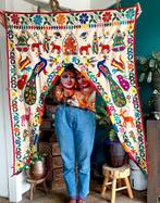 Antiek Indiase Wandkleed / Toran, Huis en Inrichting, Gebruikt, Ophalen of Verzenden