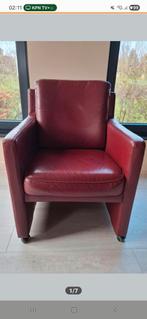 EETKAMERSTOELEN ECHT LEER OP WIELTJES 6 STUKS, Huis en Inrichting, Stoelen, Ophalen, Zo goed als nieuw, Leer, Vijf, Zes of meer stoelen