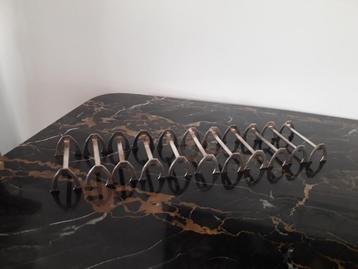 VERZILVERDE ANTIEKE GERO ART DECO MESSENLEGGERS PERFECTE ST beschikbaar voor biedingen