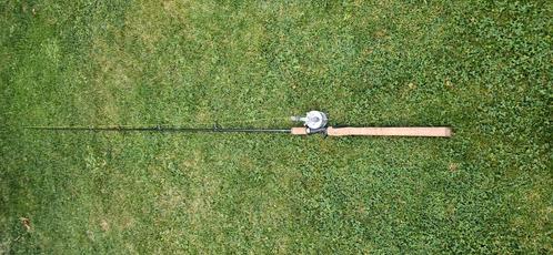 Shimano beastmaster met Garcia reel en gevlochten draad, Watersport en Boten, Hengelsport | Roofvissen, Gebruikt, Werphengel, Ophalen of Verzenden